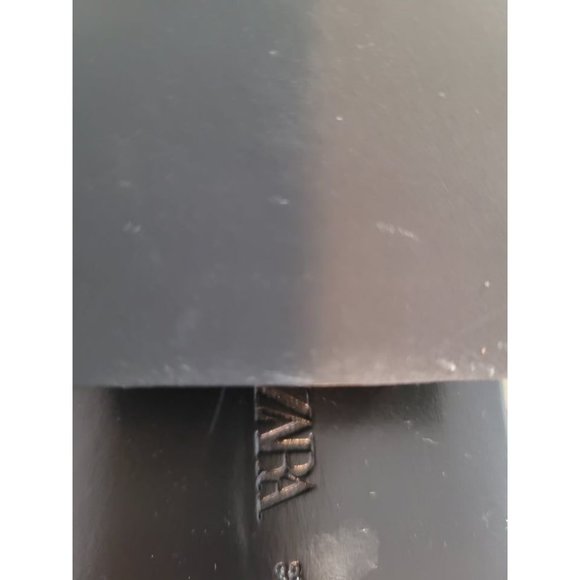 NWOT ZARA LEATHER SQUARE TOE  BOOTS Size  US7.5 EU38 - Picture 10 of 10